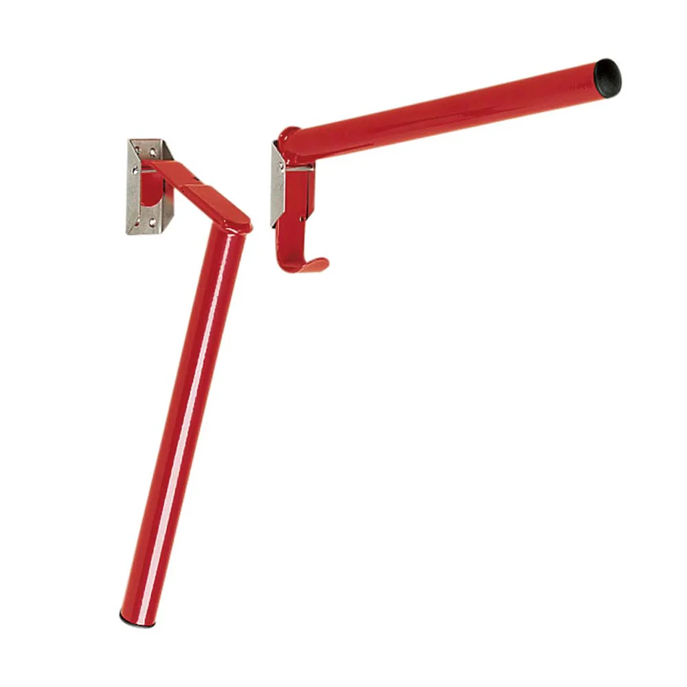 Portasella pieghevole 44 cm Rosso per rimorchio per cavalli - Image 4