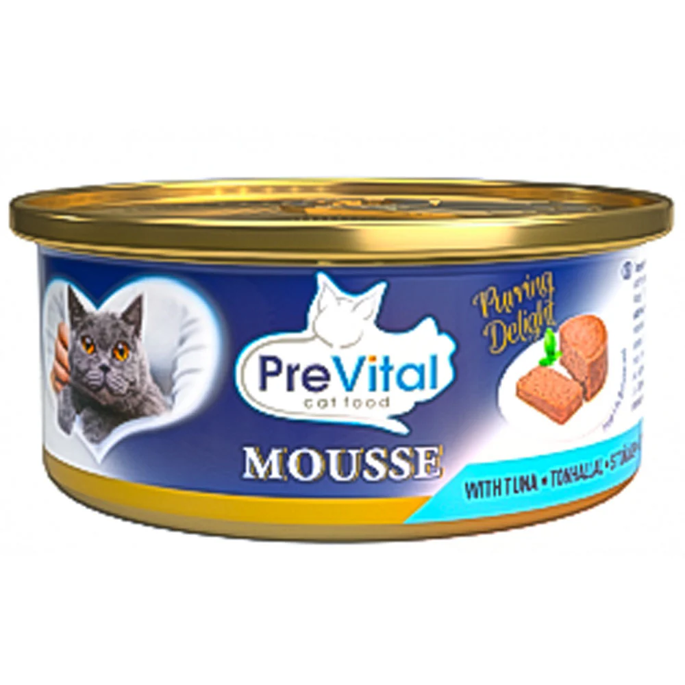 Prevital Mousse Cibo per Gatti Adulti 85g – Manzo, Pollo, Salmone, Tonno - Image 4