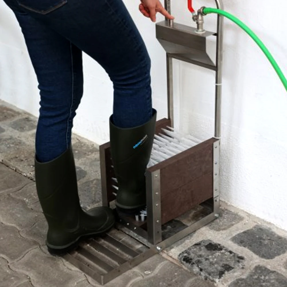 Pulitore per stivali professionale con attacco acqua - Image 4