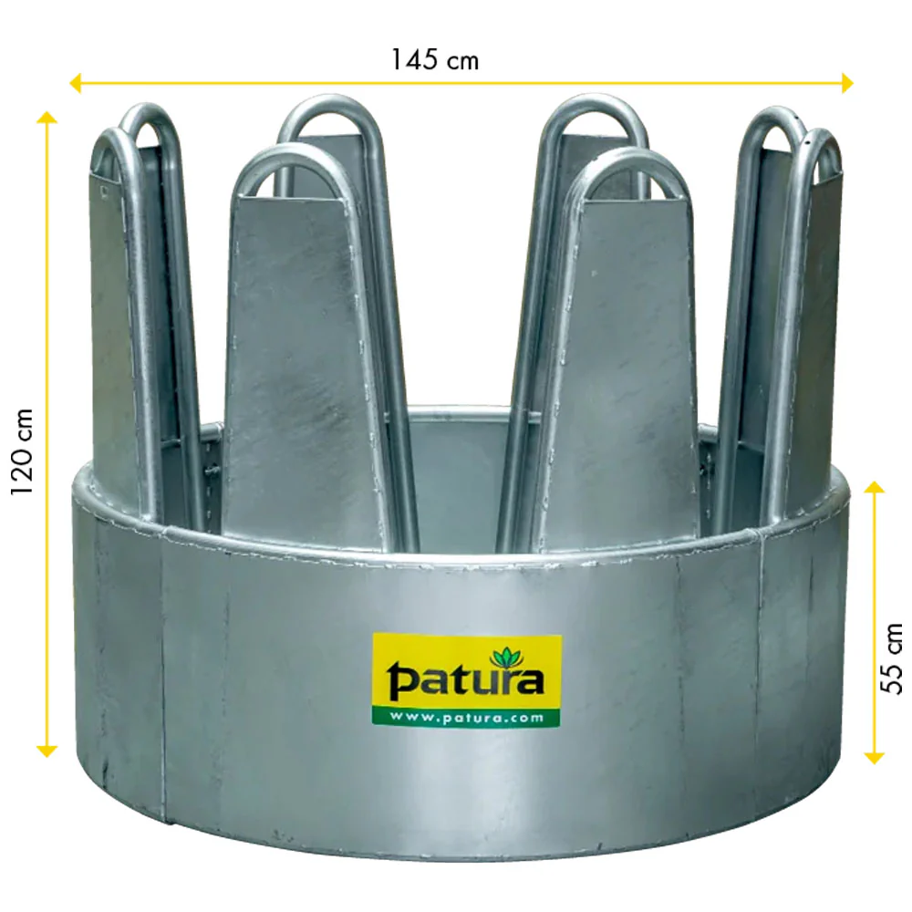 Rastrelliera rotonda per fieno per cavalli - 8 posti per l'alimentazione - Image 2