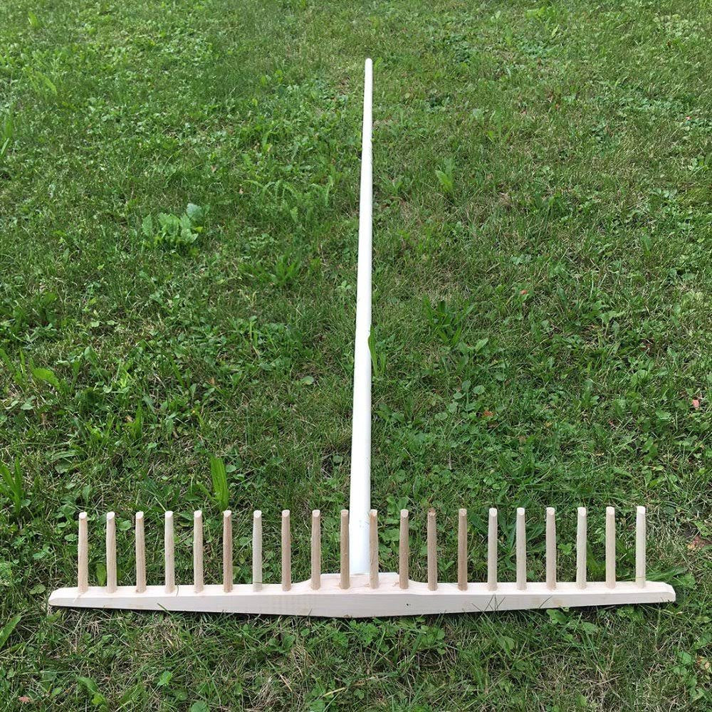 Rastrello in Legno con Manico Molteplici denti in Plastica - Image 4