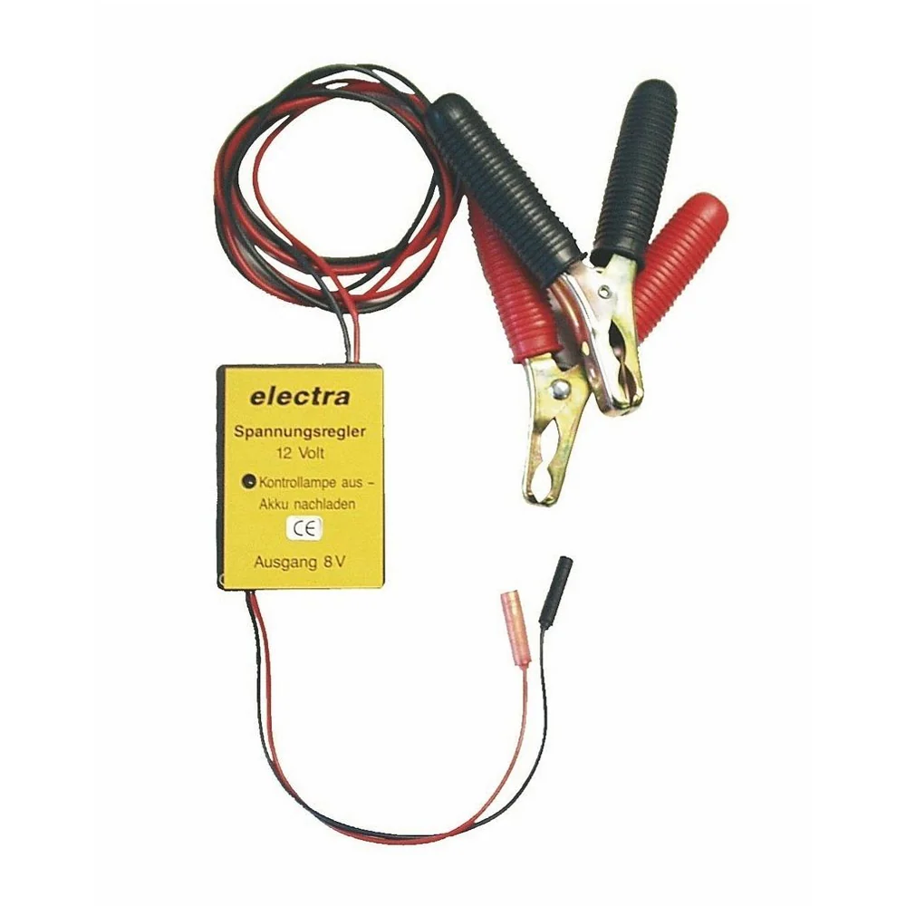 Regolatore di tensione 12/9 V con funzione di protezione e display
