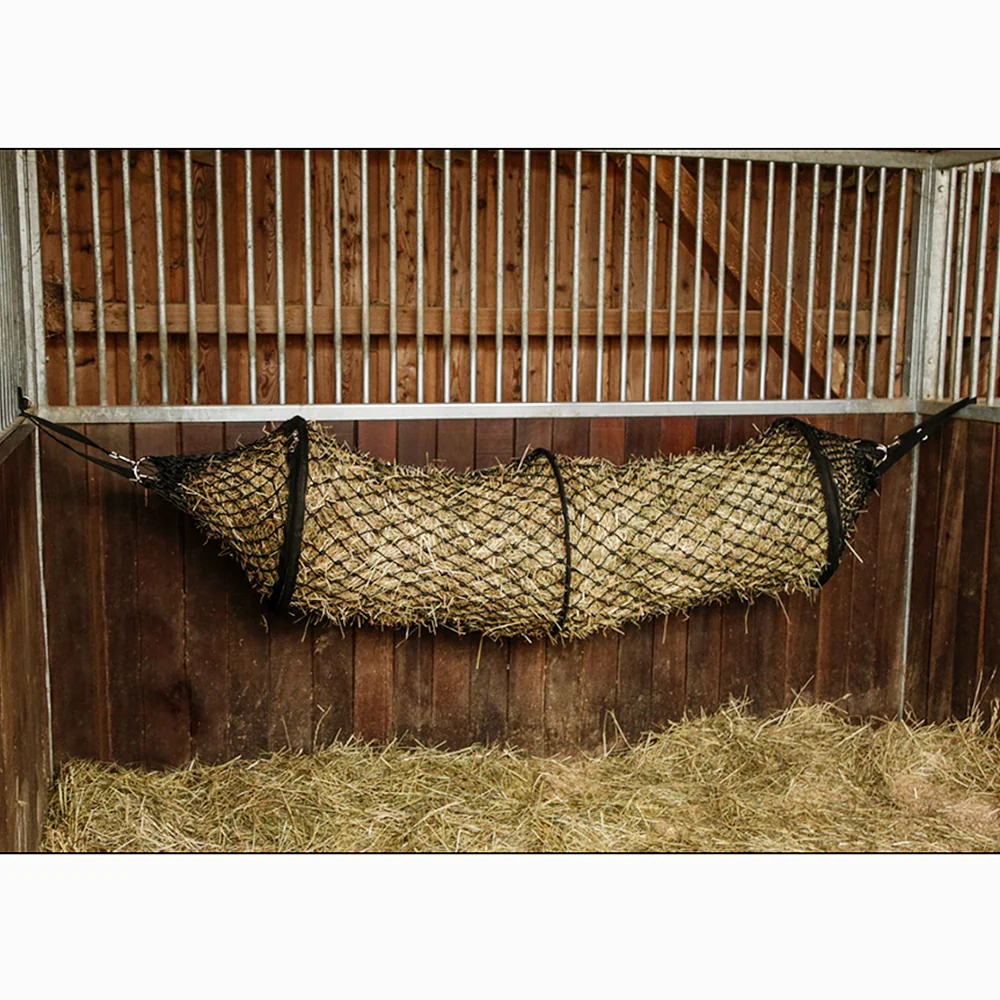 Rete Fieno a Forma di Tunnel – 150 × 50 cm – Nera – Capacità 11 kg - Image 2