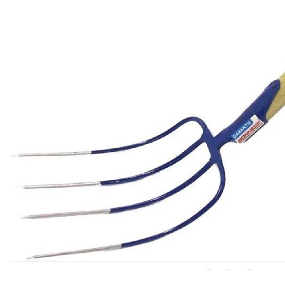 Robusta forca per letame a 4 denti con manico - Image 2