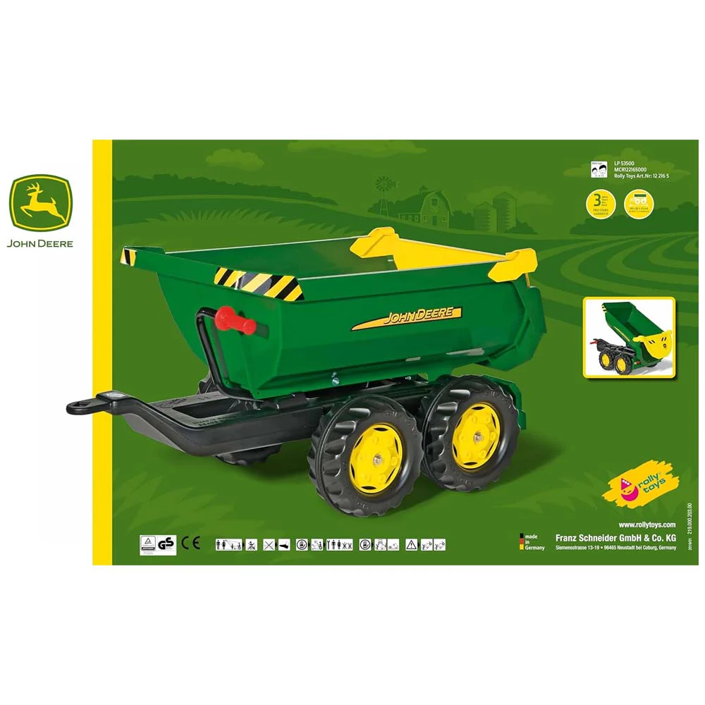 RollyHalfpipe John Deere Rimorchio Ribaltabile Rotondo - Image 5