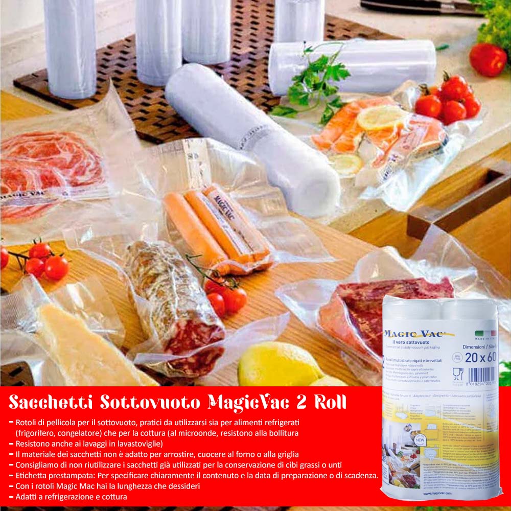 Sacchetti Sottovuoto MagicVac 2 Roll - Image 6