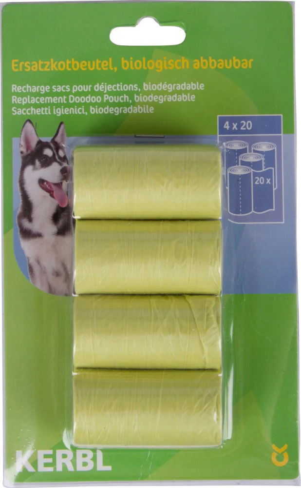 Sacchetti verde per escrementi canini - Image 2