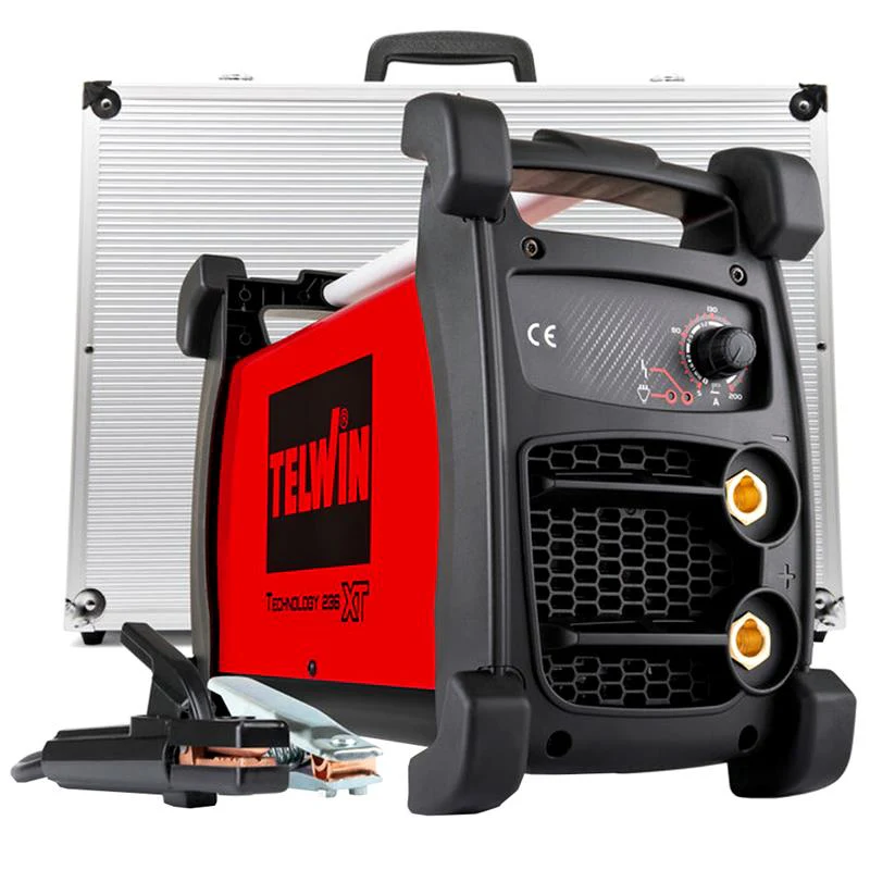 Saldatrice a inverter Telwin Technology 236XT 230V – Saldatrice MMA e TIG DC da 200A con accensione Lift, Arc Force, Hot Start, Anti-Stick – Set portatile con valigetta in alluminio - Image 2
