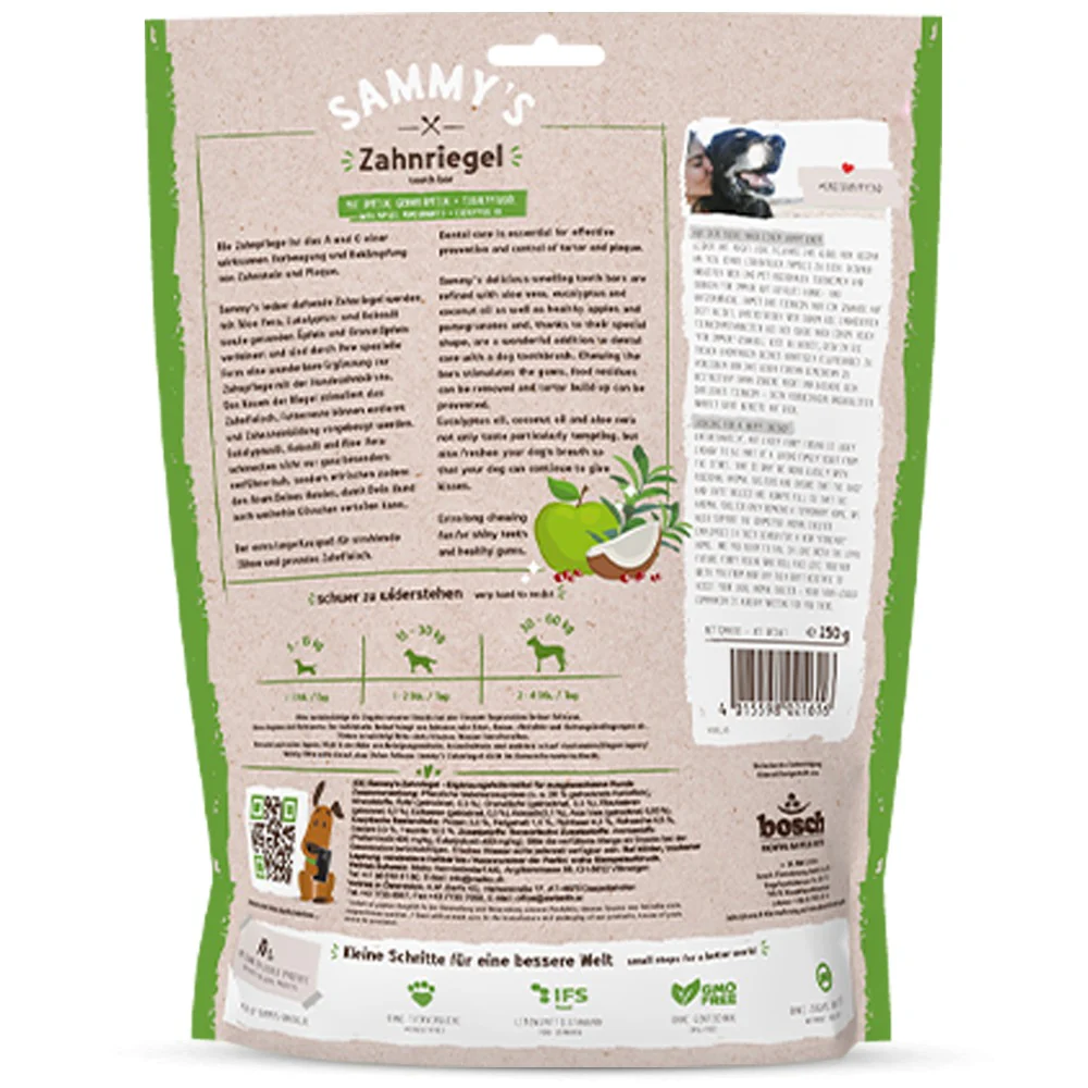 Sammy’s Zahnriegel Bosch – Snack Dentale Naturale per Cani 0,25kg - Image 2