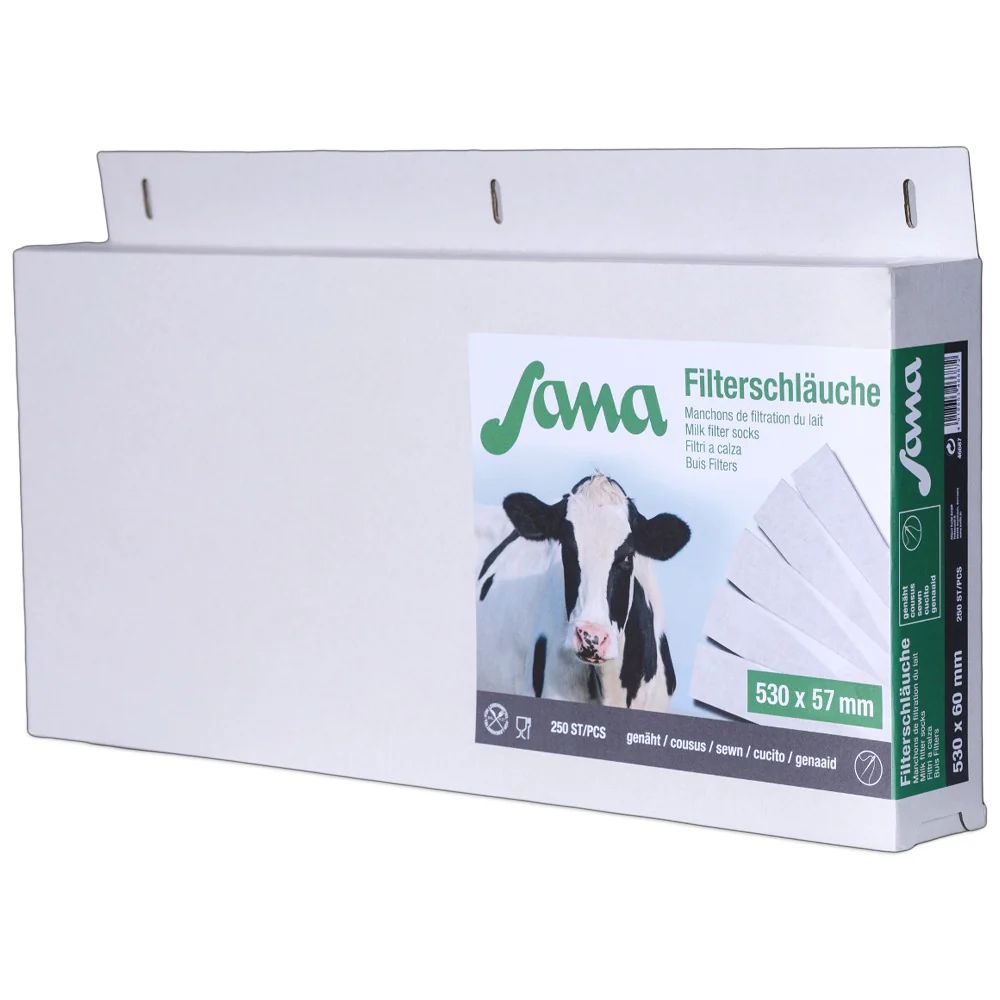 Sana Filtro Latte 530 × 57mm, cucito, 75g – 250 pezzi