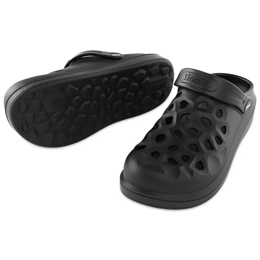 Scarpe da Casa e Giardino Stocker Traforate Nere