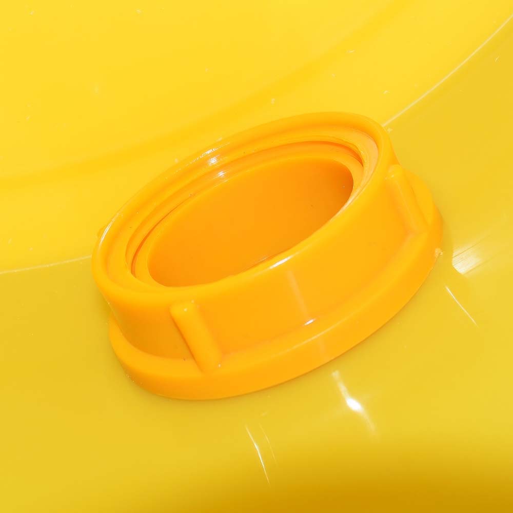 Secchio giallo di riempimento in plastica da 25 kg, con rubinetto - Image 7