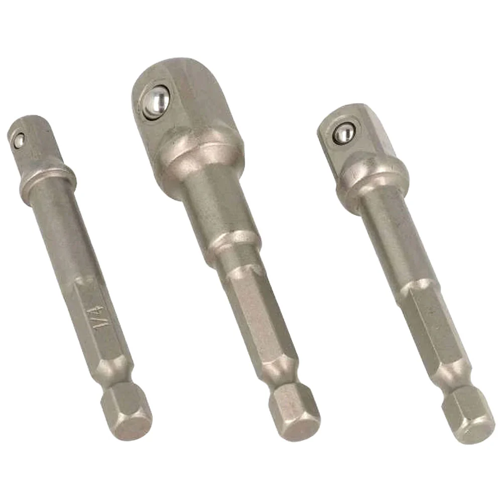 Set Adattatori 50mm con Attacco 1/4" per 1/4", 3/8", 1/2" – 3 Pezzi - Image 3