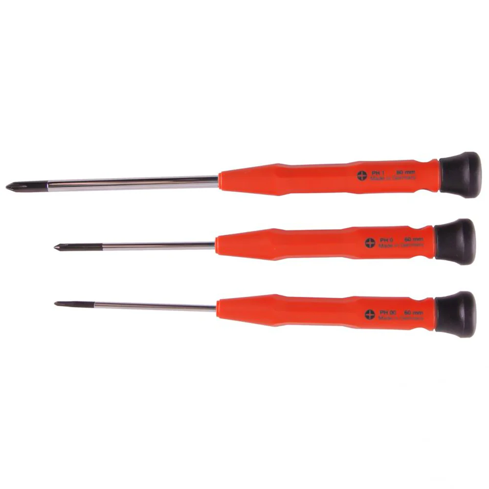 Set di Cacciaviti di Precisione Phillips - 3 Pezzi