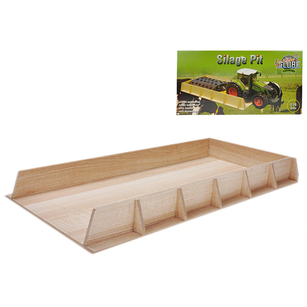 Silo di Guida in Legno per Trattori Bruder 1:16