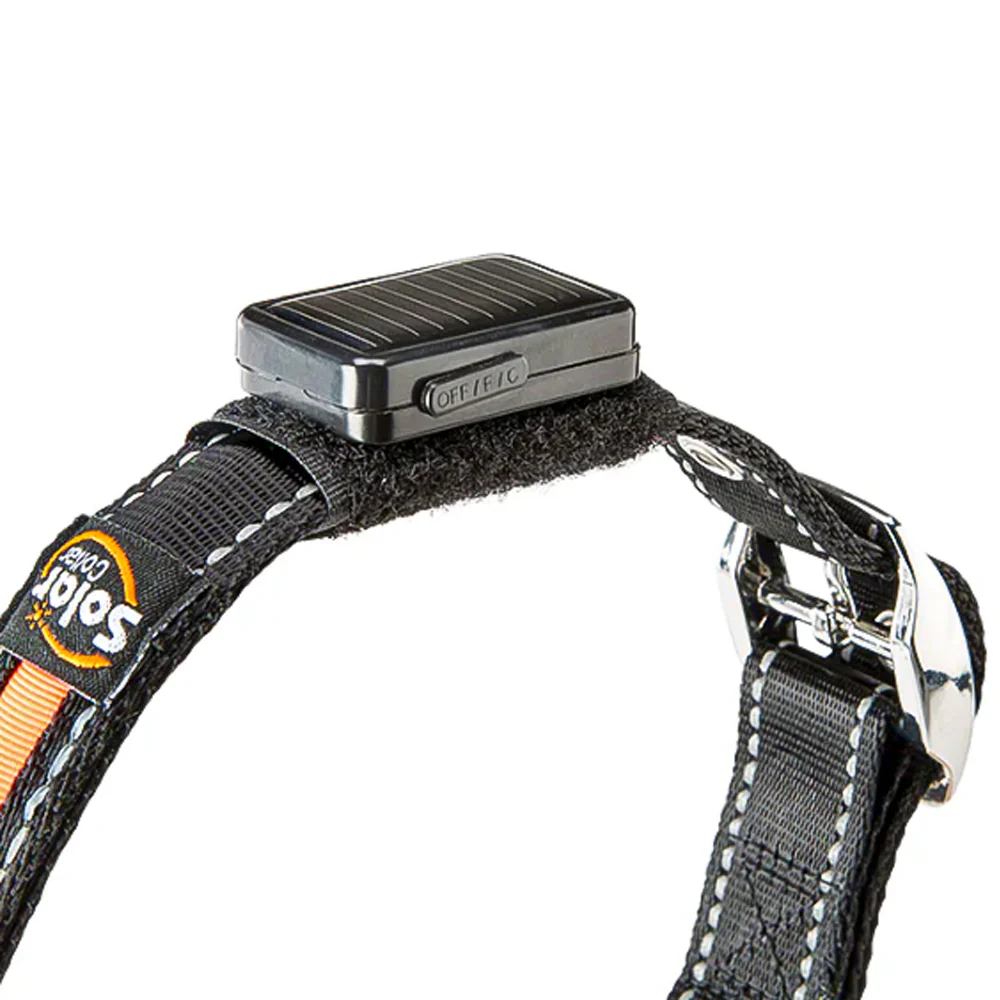SOLAR NIGHT C  - Collare riflettente e lampeggiante con ricarica solare/USB per cani - Image 7