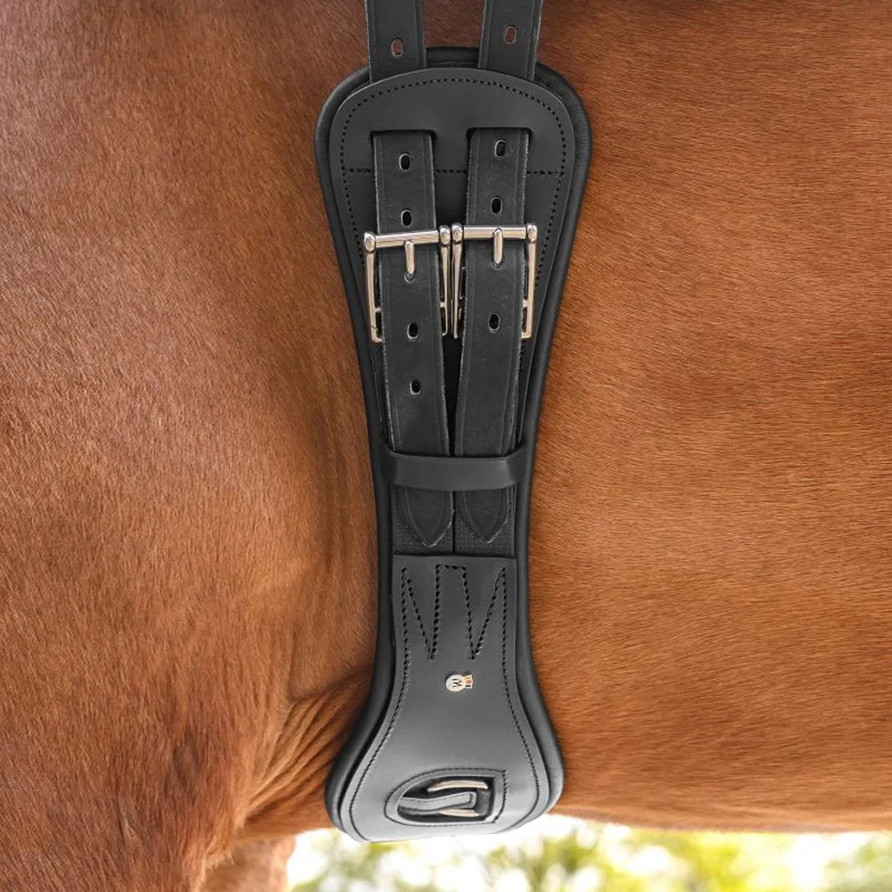 Sottopancia Corto In Pelle Con Elastico Comfort Cavallo