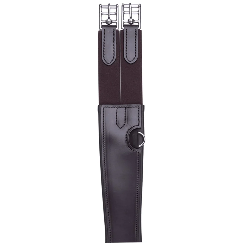 Sottopancia in cuoio Waldhausen anatomico con elastico cavallo - Image 5