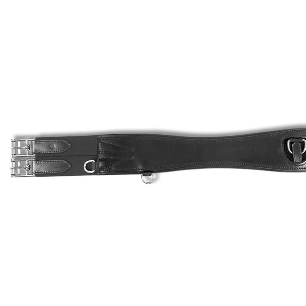 Sottopancia in pelle nero 120 cm - Image 3