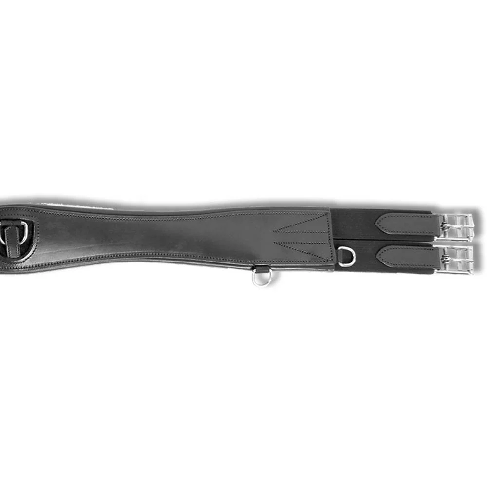 Sottopancia in pelle nero 120 cm - Image 4