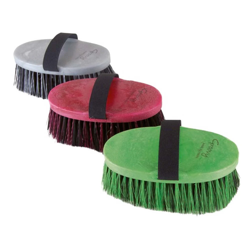 Spazzola cavallo Groovy con setole morbide e cinghia elastica - Image 7