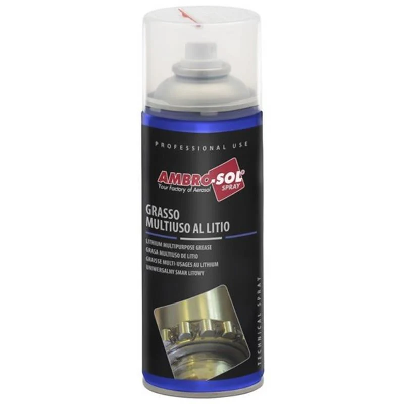 Spray Grasso al Litio Universale 400ml – Lubrificante Multiuso per Manutenzione