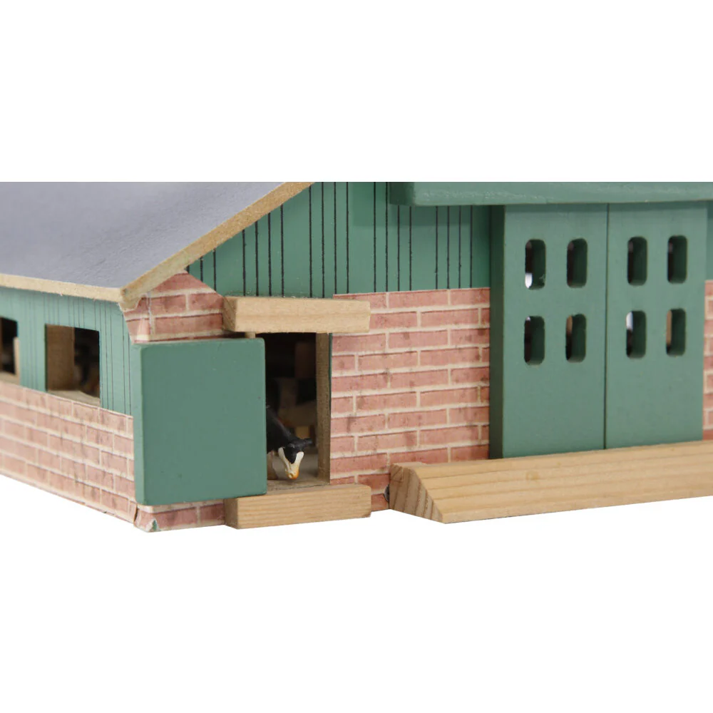 Stalla in Legno per Bovini Alloggio Libero Scala 1:87 - Image 7