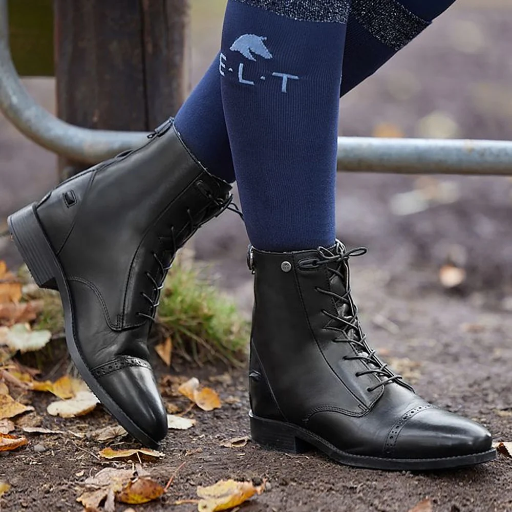 Stivaletti Invernali Belfort Con Lacci Pelle Comfort Equitazione - Image 4