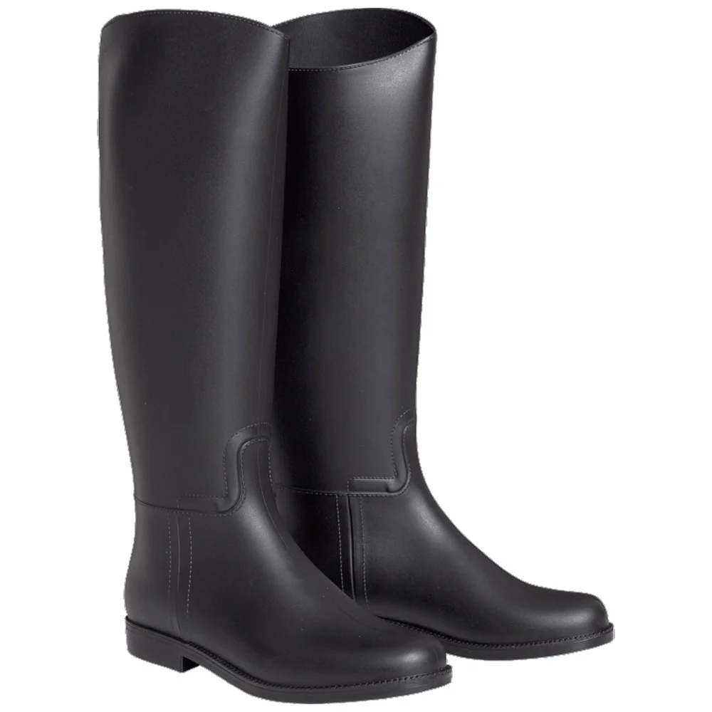 Stivali Da Equitazione Donna Star Impermeabili Comfort - Nero