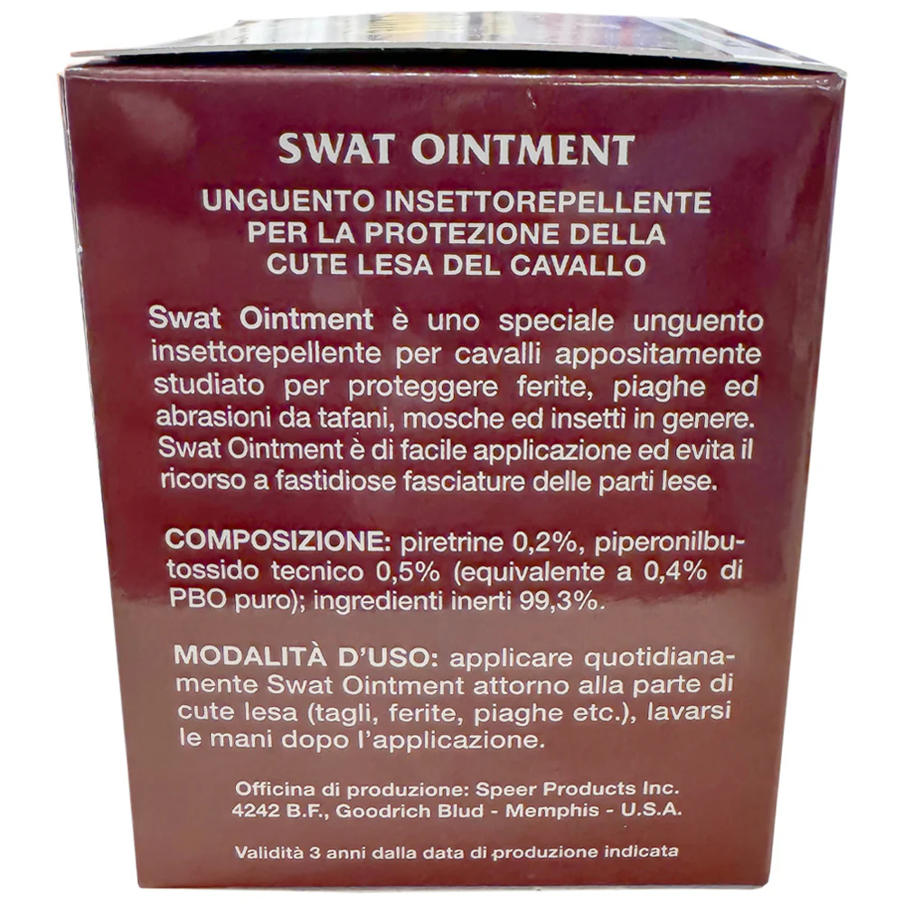 SWAT Mosche Unguento Repellente per Mosche Clear e Originale per Cavalli 200g - Image 4