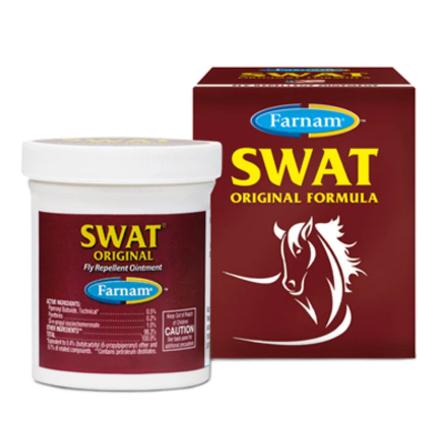 SWAT Mosche Unguento Repellente per Mosche Clear e Originale per Cavalli 200g - Image 5
