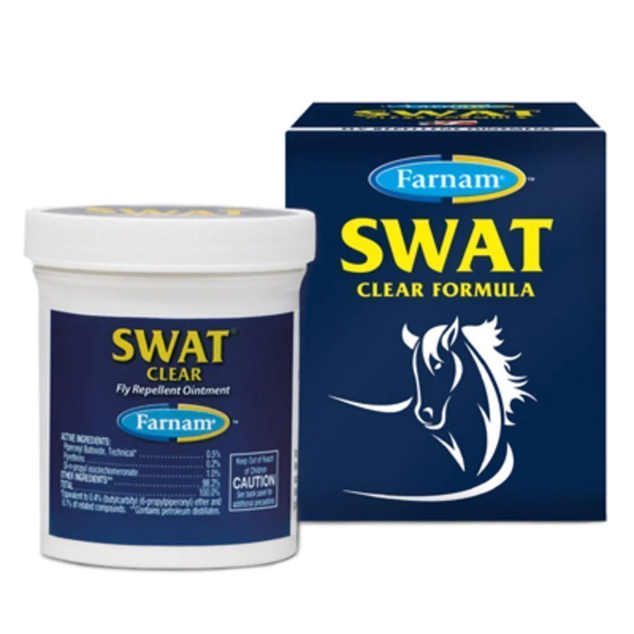 SWAT Mosche Unguento Repellente per Mosche Clear e Originale per Cavalli 200g - Image 6