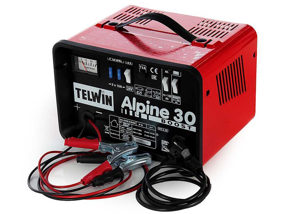 Telwin Alpine 30 Boost Caricabatterie e avviatore 230V 12-24V per auto e camion - Image 5