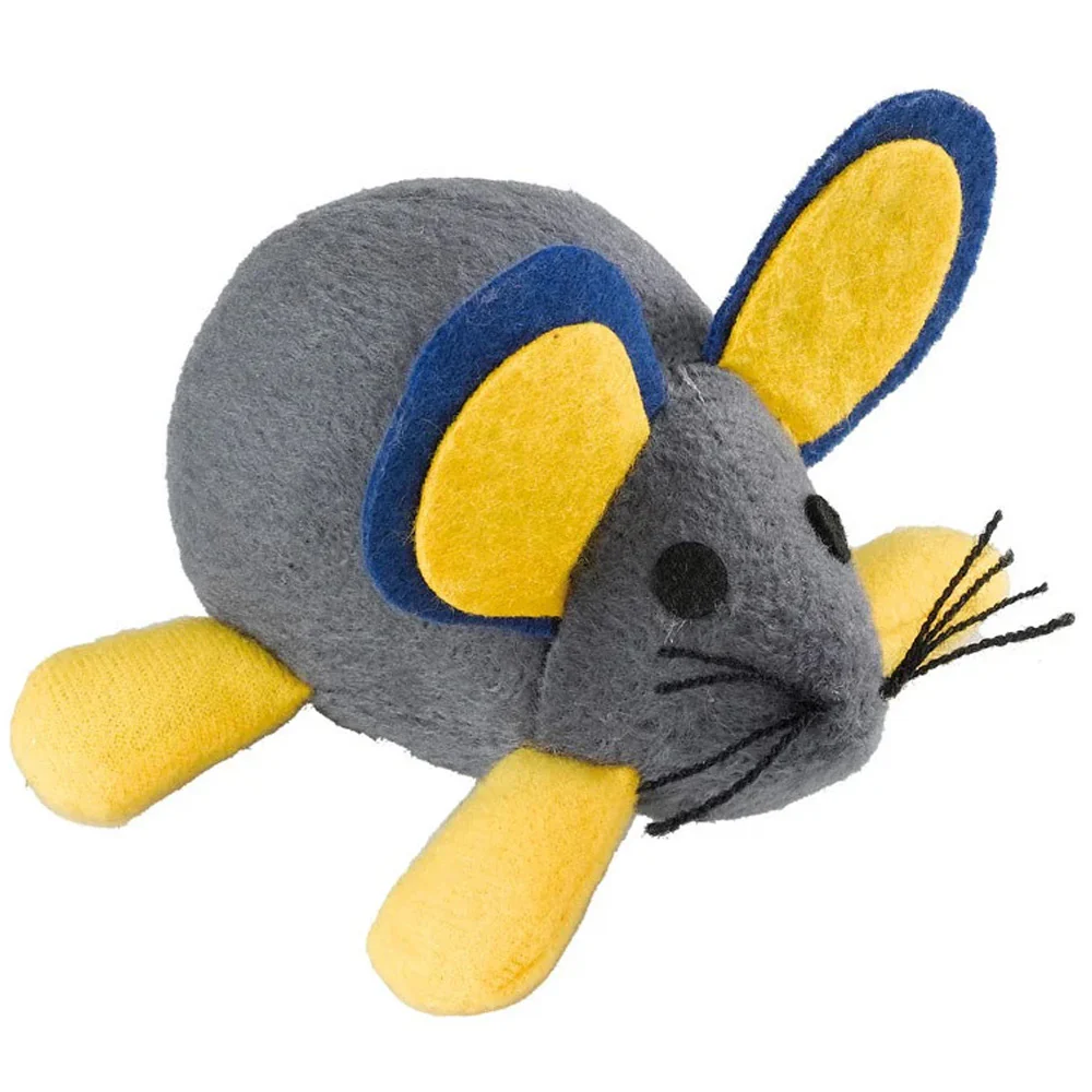 Topolino in tessuto PA 5007 giocattolo per gatti in tessuto con vibrazione