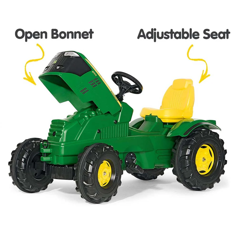Trattore a Pedali John Deere 6210 R per Bambini - Image 3
