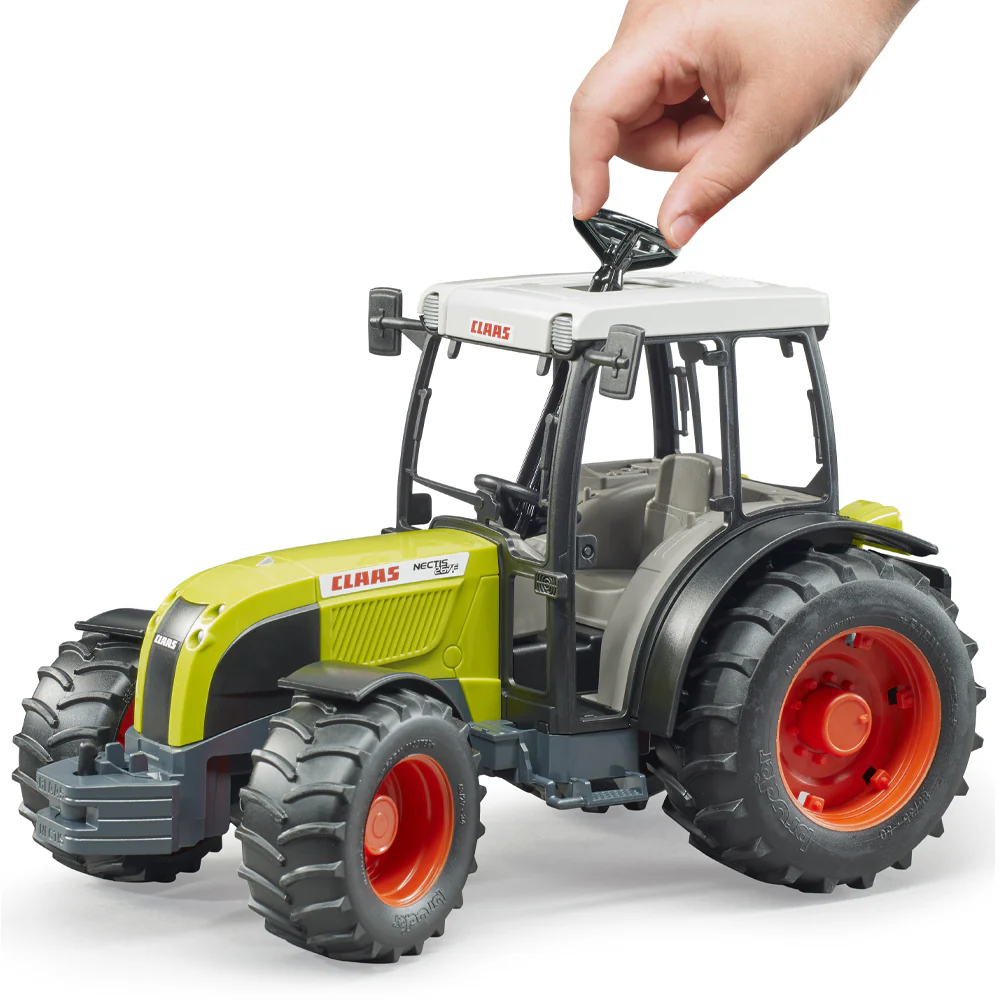 Trattore claas nectis 267 F di bruder per bambini - Image 5