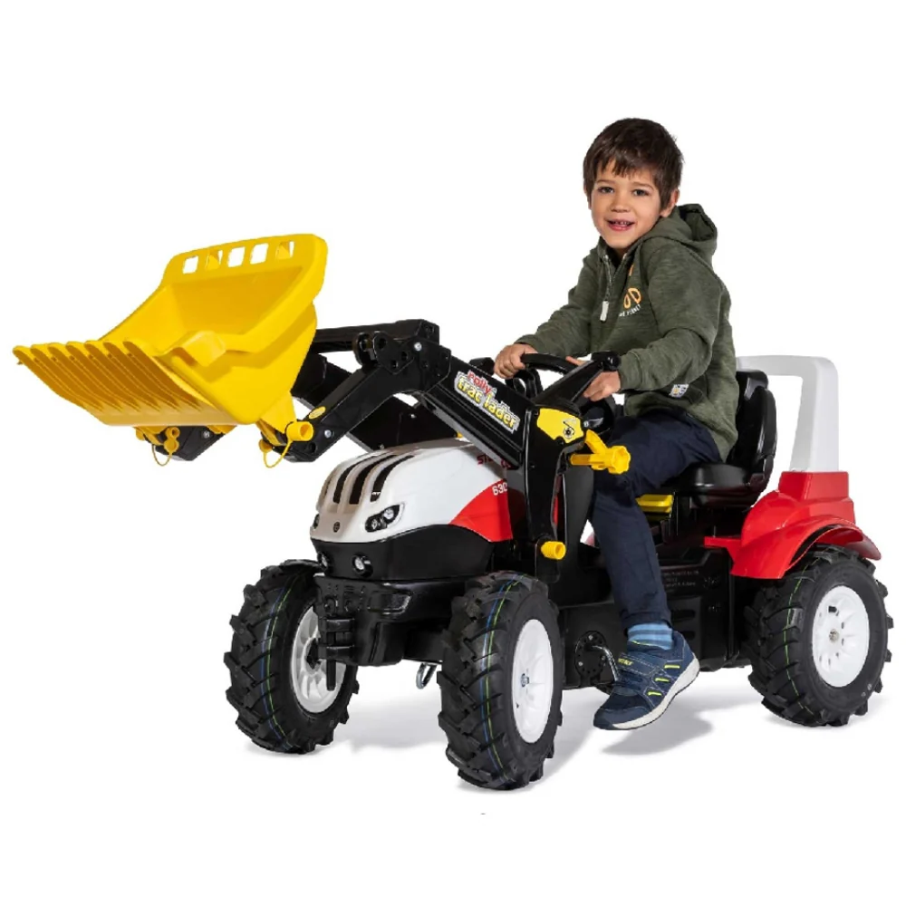 Trattore Farmtrac Premium con Pala e Ruote Gommose – Steyr 6300 Terrus - Image 3