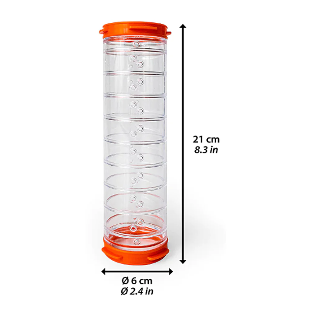 Tube FPI 4808 Tunnel per Criceti - Modulari in Plastica Trasparente - Image 3
