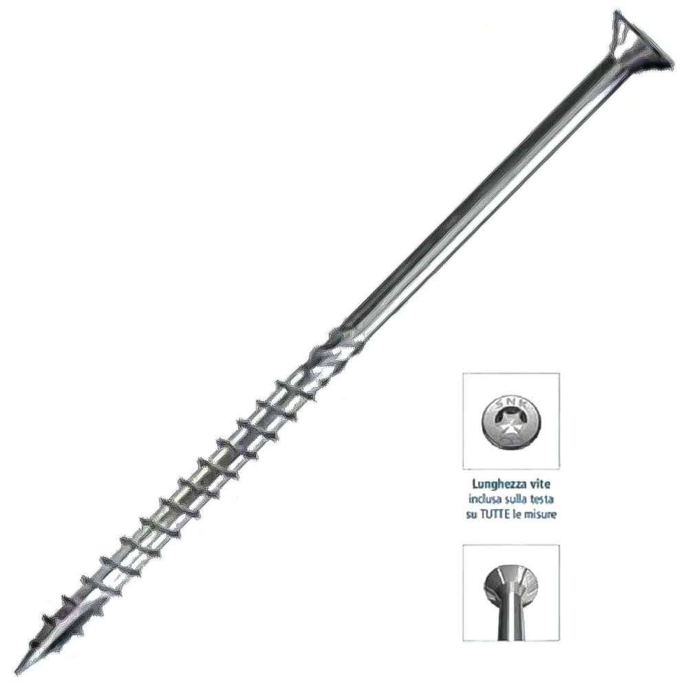 TX20 Holztechnic SNK vite per costruzione in legno 4 mm