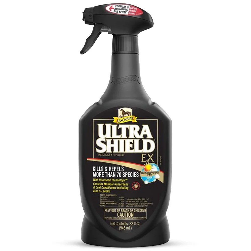 Ultra Shield EX Spray Antimosche per Cavalli 946ml – Protezione Insetti ad Alta Efficacia