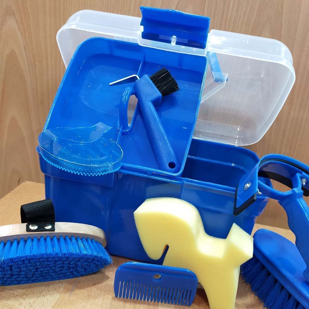 Valigetta per set di pulizia blu - Image 3