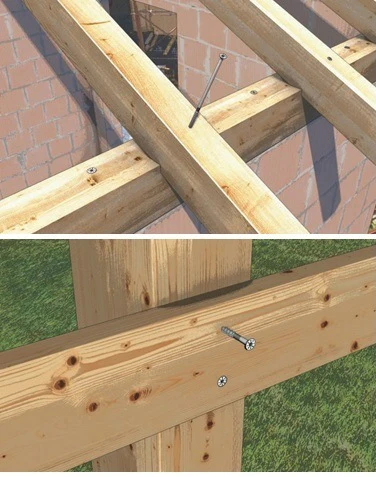 Vite per legno SNK 10mm x 140mm 50pz - Image 2