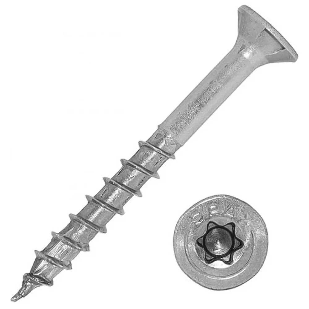 Viti da Costruzione in Legno SNK – 100 Pz, Bianche, Testa Svasata, Alta Resistenza - Image 6